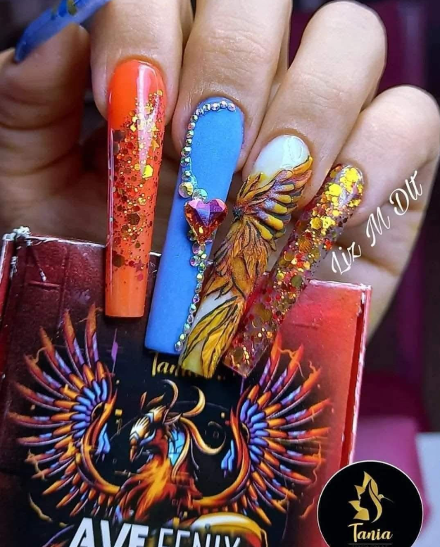 COLECCION ACRILICOS AVE FENIX TANIA